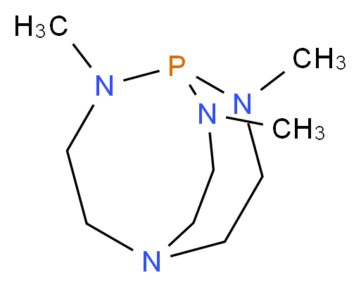 2,8,9-trimethyl-2,5,8,9-tetraaza-1-phosphabicyclo[3.3.3]undecane_分子结构_CAS_120666-13-9