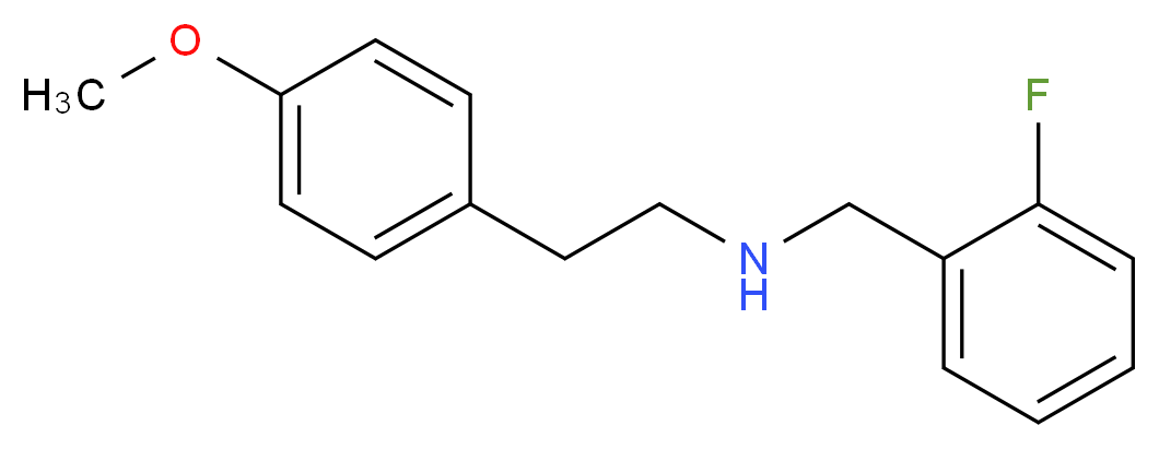 (2-fluorobenzyl)[2-(4-methoxyphenyl)ethyl]amine_分子结构_CAS_355814-88-9)