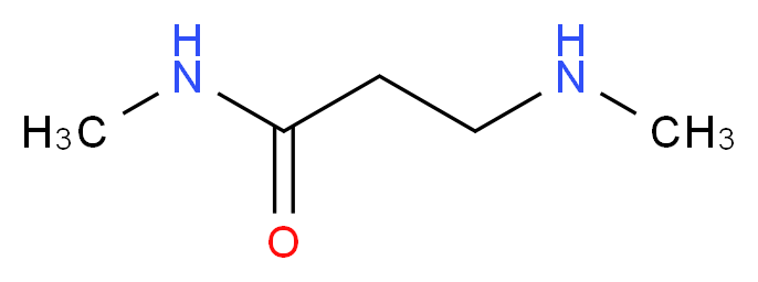 N-methyl-3-(methylamino)propanamide_分子结构_CAS_50836-82-3