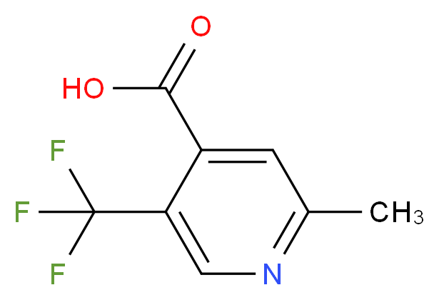 2-methyl-5-(trifluoromethyl)isonicotinic acid _分子结构_CAS_1211581-62-2)