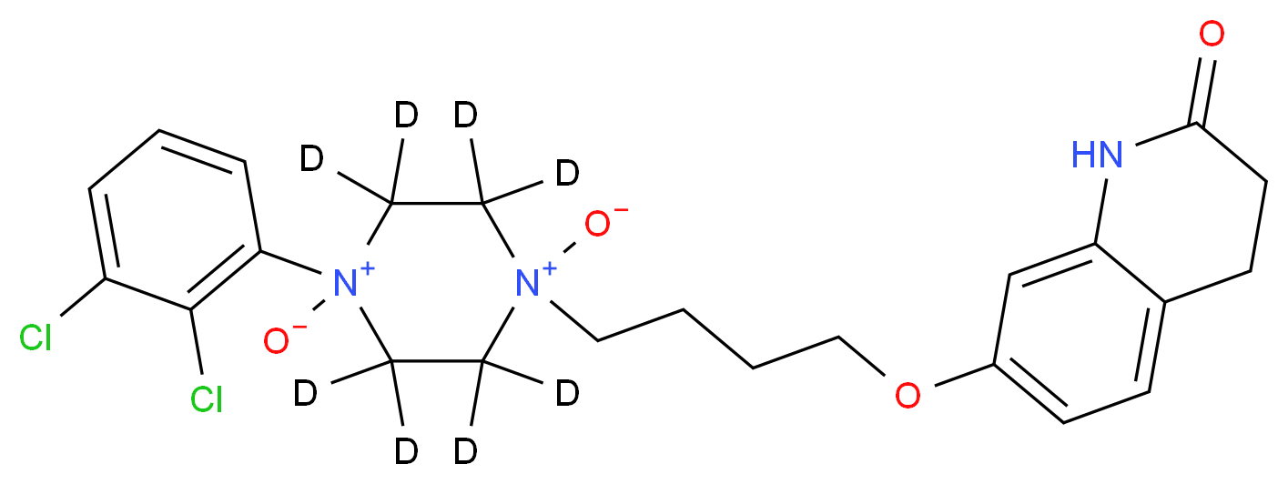 Aripiprazole-d8 N,N-Dioxide_分子结构_CAS_)