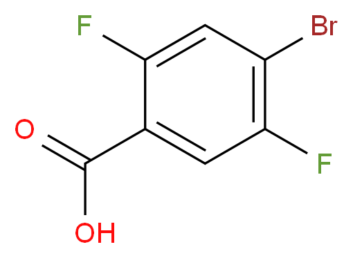 4-Bromo-2,5-difluorobenzoic acid_分子结构_CAS_28314-82-1)