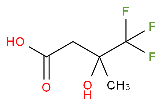 3-(Trifluoromethyl)-3-hydroxybutyric acid_分子结构_CAS_338-03-4)