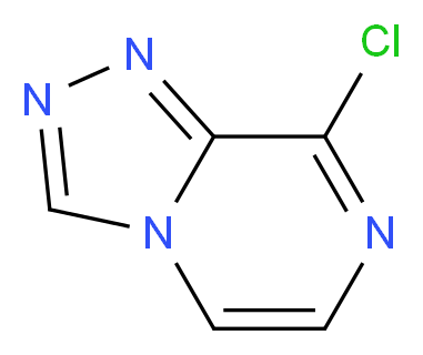 8-Chloro-1,2,4-triazolo[4,3-a]pyrazine_分子结构_CAS_68774-77-6)