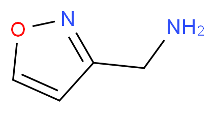 1,2-oxazol-3-ylmethanamine_分子结构_CAS_131052-58-9