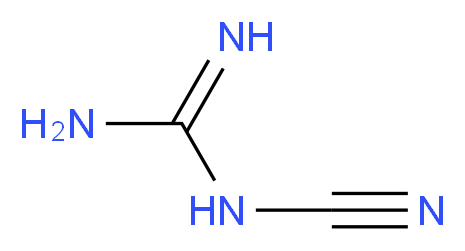 氰基胍_分子结构_CAS_461-58-5)