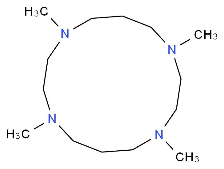 1,4,8,11-四甲基-1,4,8,11-四氮环十四烷_分子结构_CAS_41203-22-9)