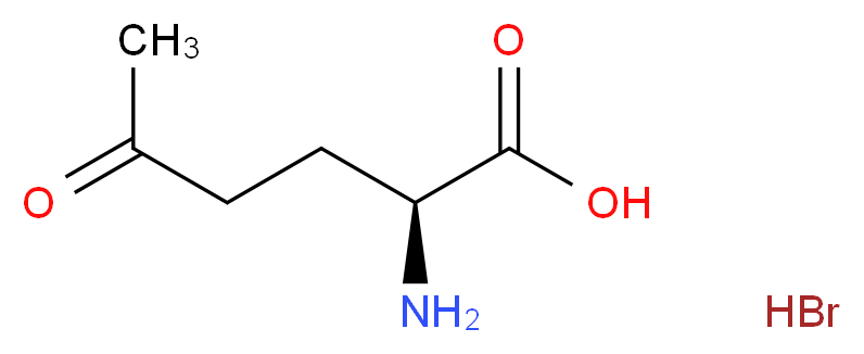 (2S)-2-amino-5-oxohexanoic acid hydrobromide_分子结构_CAS_1217856-43-3