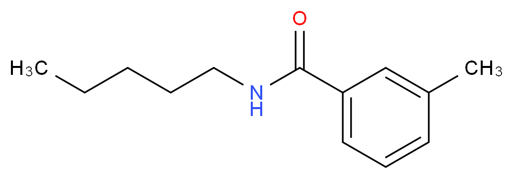 3-Methyl-N-n-pentylbenzamide_分子结构_CAS_330466-41-6)