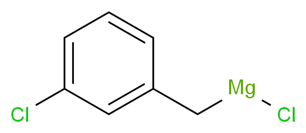 3-氯苄基氯化镁, 0.50M 2-MeTHF 溶液_分子结构_CAS_29874-01-9)