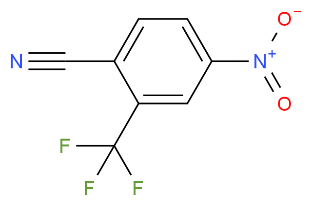 4-Nitro-2-(trifluoromethyl)benzonitrile 98%_分子结构_CAS_320-47-8)