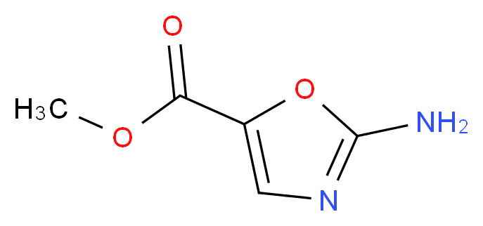 methyl 2-amino-1,3-oxazole-5-carboxylate_分子结构_CAS_934236-40-5