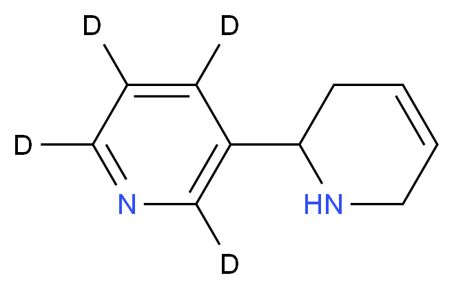 (R,S)-Anatabine-2,4,5,6-d4 (Major)_分子结构_CAS_)