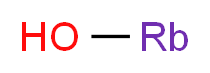 RUBIDIUM HYDROXIDE_分子结构_CAS_1310-82-3)