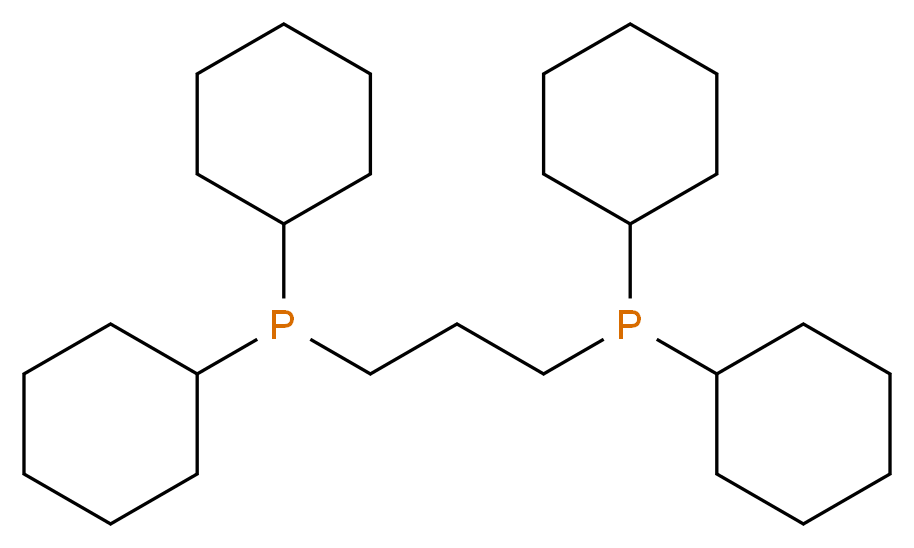 1,3-双(二环己基磷)丙烷_分子结构_CAS_103099-52-1)