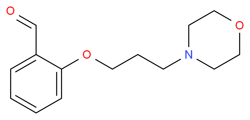 2-(3-Morpholin-4-yl-propoxy)-benzaldehyde_分子结构_CAS_)