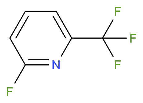 2-fluoro-6-(trifluoromethyl)pyridine_分子结构_CAS_94239-04-0