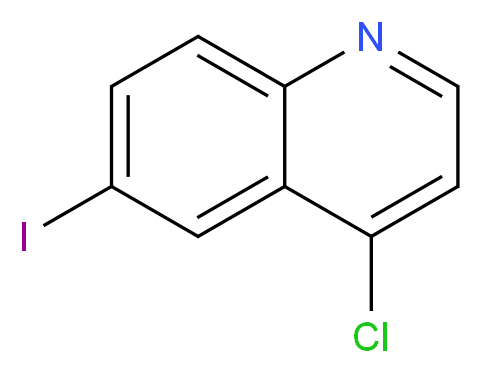 4-Chloro-6-iodoquinoline_分子结构_CAS_40107-07-1)