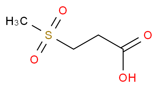 3-(Methylsulfonyl)propanoic acid_分子结构_CAS_645-83-0)