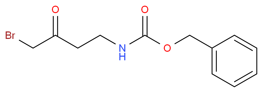 benzyl N-(4-bromo-3-oxobutyl)carbamate_分子结构_CAS_82267-34-3