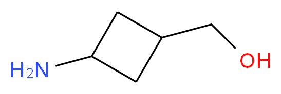 3-Amino-cyclobutanemethanol_分子结构_CAS_130369-00-5)