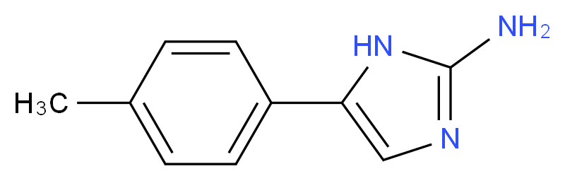 5-(4-methylphenyl)-1H-imidazol-2-amine_分子结构_CAS_60472-16-4)