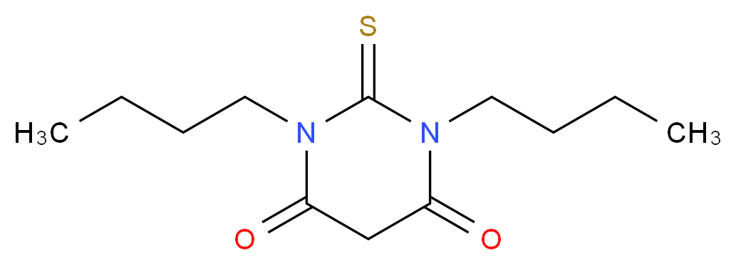 1,3-二-正-丁基-2-硫代巴比妥酸_分子结构_CAS_54443-89-9)