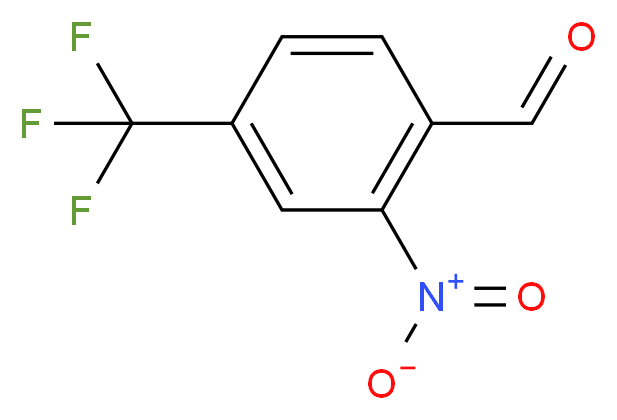 2-nitro-4-(trifluoromethyl)benzaldehyde_分子结构_CAS_109466-87-7