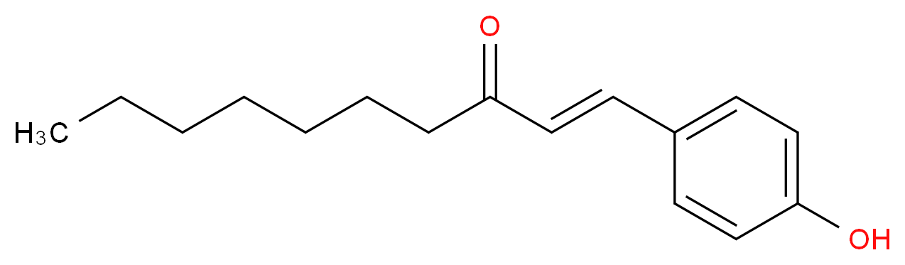 (1E)-1-(4-hydroxyphenyl)dec-1-en-3-one_分子结构_CAS_958631-84-0