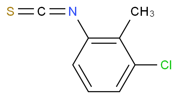 3-chloro-2-methylphenyl isothiocyanate_分子结构_CAS_19241-35-1)