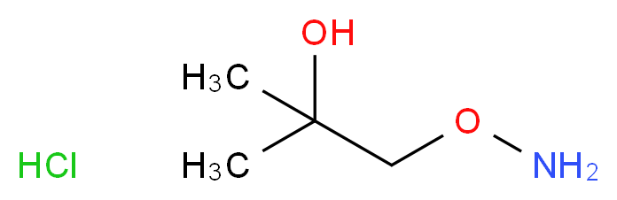 1-(aminooxy)-2-methylpropan-2-ol hydrochloride_分子结构_CAS_90792-82-8