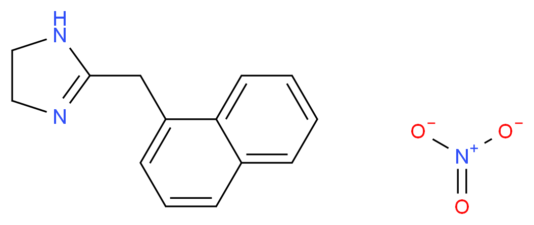 2-[(naphthalen-1-yl)methyl]-4,5-dihydro-1H-imidazole nitrate_分子结构_CAS_5144-52-5