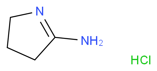 3,4-dihydro-2H-pyrrol-5-amine hydrochloride_分子结构_CAS_7544-75-4