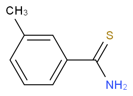 3-methylbenzenecarbothioamide_分子结构_CAS_)