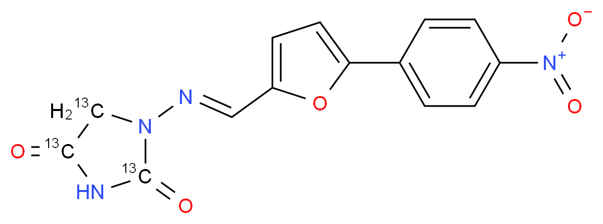 Dantrolene-13C3_分子结构_CAS_1185234-99-4)