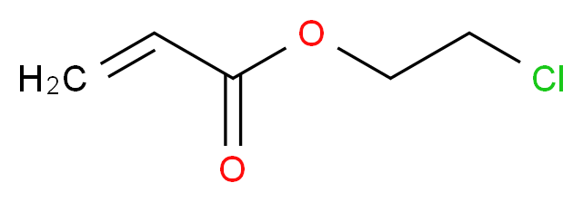 2-chloroethyl prop-2-enoate_分子结构_CAS_2206-89-5