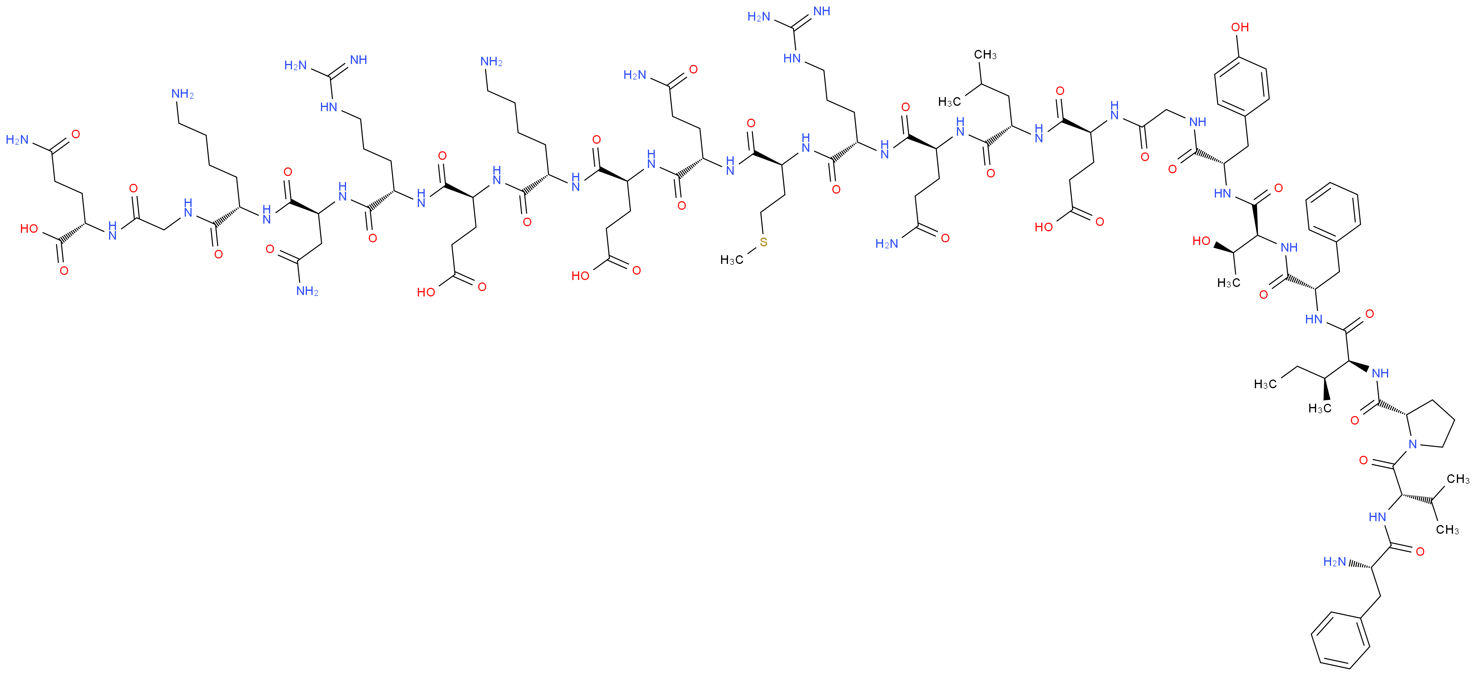 Motilin porcine_分子结构_CAS_52906-92-0)