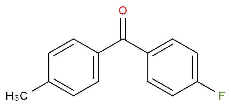 (4-Fluorophenyl)(p-tolyl)Methanone_分子结构_CAS_530-46-1)