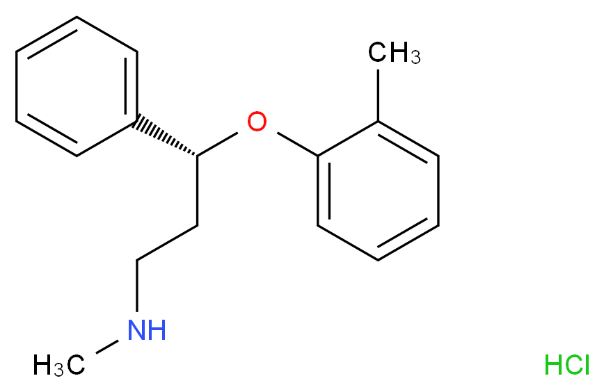 Atomoxetine Hydrochloride_分子结构_CAS_82248-59-7)