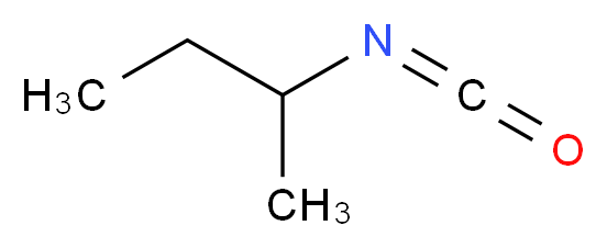 2-isocyanatobutane_分子结构_CAS_15585-98-5