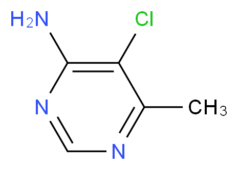 5-CHLORO-6-METHYLPYRIMIDIN-4-AMINE_分子结构_CAS_13040-89-6)