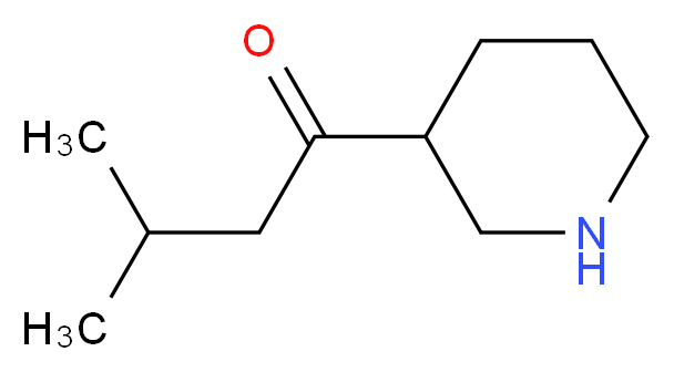 3-methyl-1-piperidin-3-ylbutan-1-one_分子结构_CAS_959237-21-9)