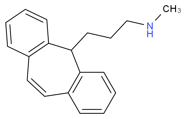 methyl(3-{tricyclo[9.4.0.0<sup>3</sup>,<sup>8</sup>]pentadeca-1(11),3(8),4,6,9,12,14-heptaen-2-yl}propyl)amine_分子结构_CAS_438-60-8