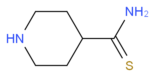 piperidine-4-carbothioamide_分子结构_CAS_112401-09-9)