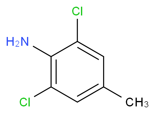 2,6-Dichloro-4-methylaniline_分子结构_CAS_56461-98-4)