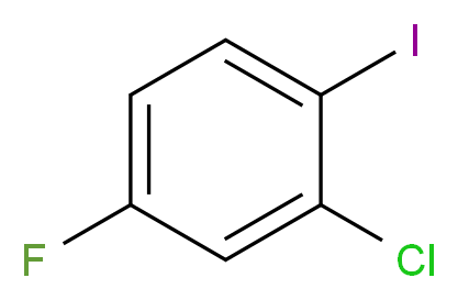 2-Chloro-4-fluoroiodobenzene_分子结构_CAS_101335-11-9)