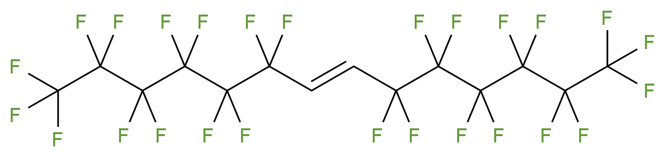 (7E)-1,1,1,2,2,3,3,4,4,5,5,6,6,9,9,10,10,11,11,12,12,13,13,14,14,14-hexacosafluorotetradec-7-ene_分子结构_CAS_51249-67-3