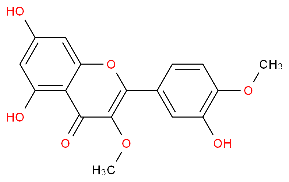 Quercetin 3,4'-dimethyl ether_分子结构_CAS_33429-83-3)