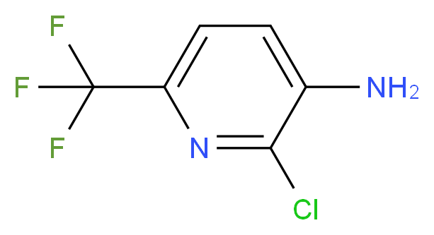 2-chloro-6-(trifluoromethyl)pyridin-3-amine_分子结构_CAS_117519-09-2