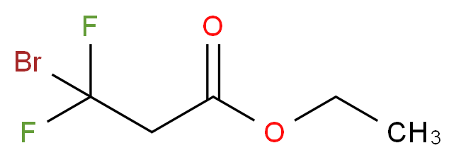 ethyl 3-bromo-3,3-difluoropropanoate_分子结构_CAS_105836-29-1)